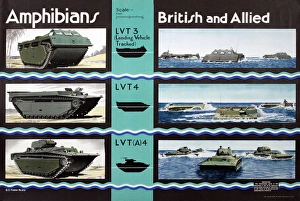 WW2 poster, Amphibians, British and Allied WW2 poster, Amphibians, British and Allied