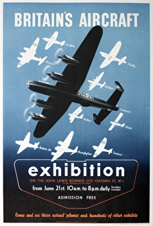 WW2 poster, Britains Aircraft Exhibition, London WW2 poster, Britains Aircraft Exhibition, London