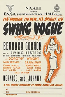 WW2 Poster -- ENSA Entertainments, Swing Vogue WW2 Poster -- ENSA Entertainments, Swing Vogue