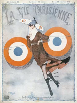 Flies Collection: WWI Fashionable French aviation outfit