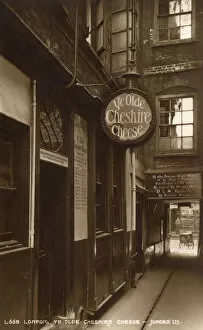 Sign Collection: Ye Olde Cheshire Cheese Pub, Fleet Street, London