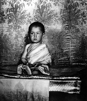 The two year old Holy Lama, Mongolia The two year old Holy Lama, Mongolia