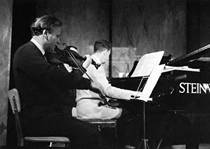1963 Gallery: Yehudi Menuhin and Benjamin Britten Rehearsing
