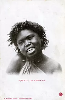 A Young Galla Girl - Djibouti, East Africa