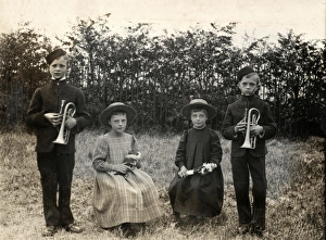Four young inmates, Wigmore Schools, West Midlands Four young inmates, Wigmore Schools, West Midlands