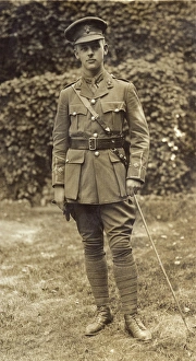 Young man of the Royal Fusiliers, WW1 Young man of the Royal Fusiliers, WW1
