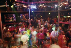 Nightclubs Gallery: Young people at a disco, Cornwall