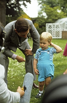 Young Prince William infront of Media Young Prince William infront of Media