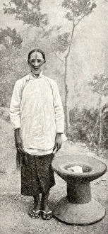Young woman of the Atayal tribe, Formosa (Taiwan) Young woman of the Atayal tribe, Formosa (Taiwan)