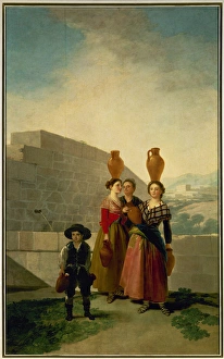 Young Women with Pitchers by Francisco de Goya Young Women with Pitchers by Francisco de Goya