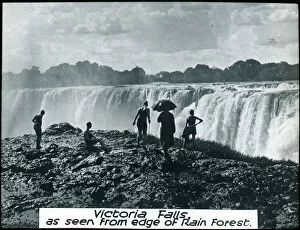 Livingstone Collection: Zambia - Zimbabwe - The Falls, Victoria Falls