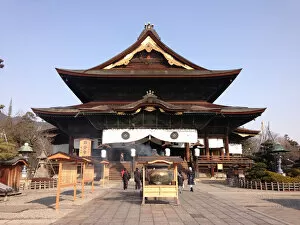 Images Dated 1st February 2014: Zenko-ji Buddhist Temple - Nagano, Japan