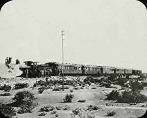 Bulawayo Gallery: Zimbabwe (Rhodesia) - Train on way to Bulawayo