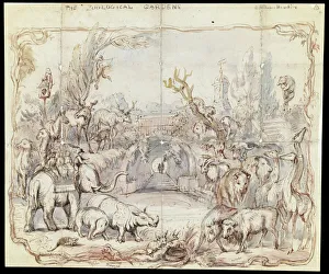 Zoological gardens by B. Waterhouse Hawkins