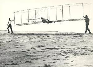 Wright Brothers Collection: 1902 Wright Brothers Glider Tests