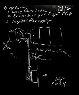Marshall Space Flight Center Gallery: Skylab Concept by George Mueller