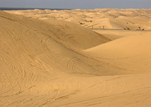 Algodones dunes - also known as Imperial sand dunes. Huge off-road vehicle recreation Algodones dunes - also known as Imperial sand dunes. Huge off-road vehicle recreation