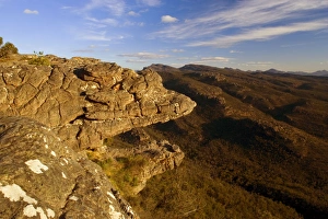 The Balconies - the Balconies are rocky outcrops which jut out high above the forest-clad The Balconies - the Balconies are rocky outcrops which jut out high above the forest-clad