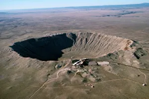 Barringer Meteor crater - 3/4 mile wide Barringer Meteor crater - 3/4 mile wide