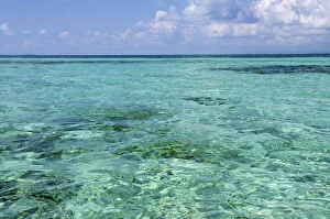 Images Dated 1st May 2013: Belize, Stann Creek, Southwater Cay. Clear