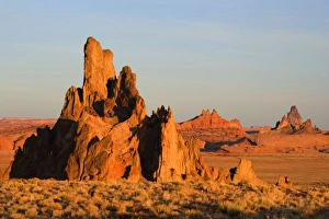 Church Rock - sandstone formation called Church Rock, Comb Ridge in the middle Church Rock - sandstone formation called Church Rock, Comb Ridge in the middle