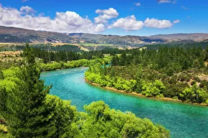 Hemisphere Gallery: The Clutha River, Central Otago, South Island, New Zealand