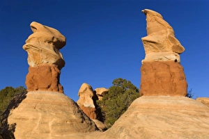 Devils Garden - petrified sand dunes, Hoodoos and weirdly shaped monoliths - made up of Devils Garden - petrified sand dunes, Hoodoos and weirdly shaped monoliths - made up of