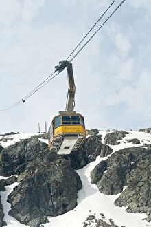 Diavolezza Peak, Switzerland. Cable car