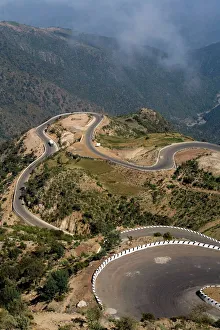 Eritrea - The old road from Asmara to Massawa - Built by Italians during colonialism Eritrea - The old road from Asmara to Massawa - Built by Italians during colonialism