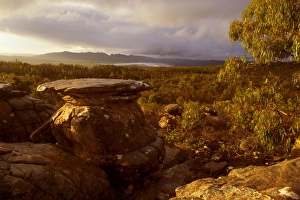 Evening in the Grampians - mystic atmosphere in the Grampians after a thunderstorm Evening in the Grampians - mystic atmosphere in the Grampians after a thunderstorm