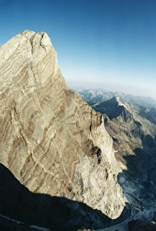 FRANCE - North Wall and Gauge Valley, looking along spine of peaks FRANCE - North Wall and Gauge Valley, looking along spine of peaks