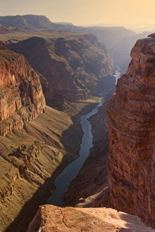 Grand Canyon and Colorado River - evening at the North Rim of the Grand Canyon at Toroweap Grand Canyon and Colorado River - evening at the North Rim of the Grand Canyon at Toroweap