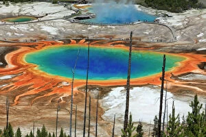 National Park Gallery: Grand Prismatic Spring Midway Geyser Basin, Yellowstone