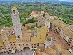 Julie Gallery: Italy, Tuscany, San Gimignano. View from the Torre