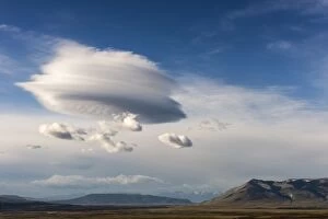 Lenticular Clouds over mountains