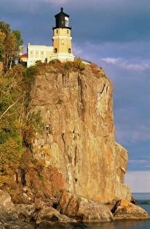 Lighthouse Gallery: Lighthouse - Split Rock Lighthouse & Lake Superior in late evening