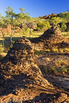 Keep River Rock formations - view from above onto beehive-shaped rock formations Keep River Rock formations - view from above onto beehive-shaped rock formations
