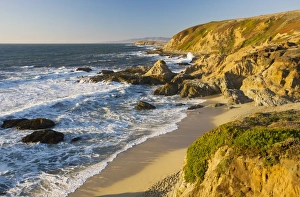Rocky unspoilt Pacific Ocean coast at Bodega Bay, north California, USA Rocky unspoilt Pacific Ocean coast at Bodega Bay, north California, USA