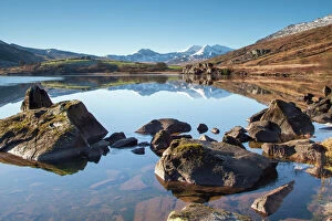 Rocky Gallery: Snowdon horseshoe and mirror reflections taken