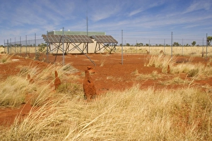 solar power station - a typical power station fed by solar panels in Australia's solar power station - a typical power station fed by solar panels in Australia's