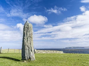 Images Dated 25th July 2013: Standing Stone of Clivocast, Unst island