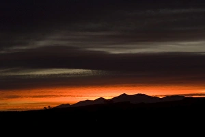 Sunrise over the Henry Mountains Sunrise over the Henry Mountains