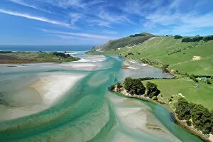 Paddock Gallery: Tidal patterns, Hoopers Inlet, Otago Peninsula