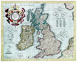 Incomplete Gallery: 16th century map of the British Isles