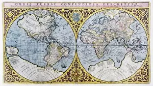 Images Dated 23rd September 2002: 16th century world map
