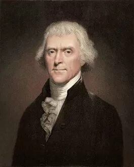 Scientists Collection: 1800 Thomas Jefferson Portrait