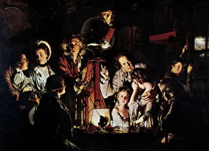 Death Collection: The Airpump by Joseph Wright
