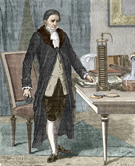 Alessandro Volta, Italian physicist Alessandro Volta, Italian physicist