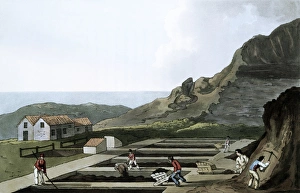 Alum shale quarry, artwork Alum shale quarry, artwork