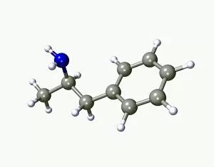 Images Dated 10th August 2005: Amphetamine drug molecule
